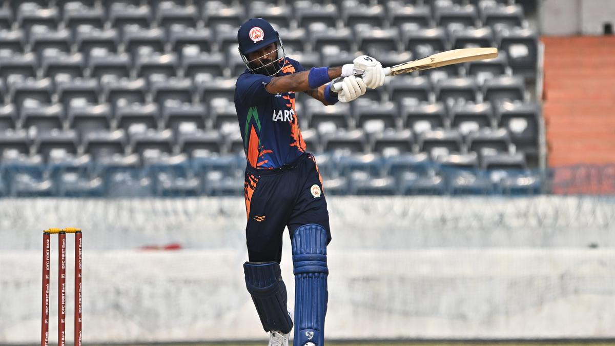 SMAT 2025-26: Swagger, style, and stability — Hardik Pandya puts on a show at Uppal